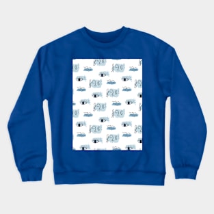 Pattern with esoteric symbols Crewneck Sweatshirt